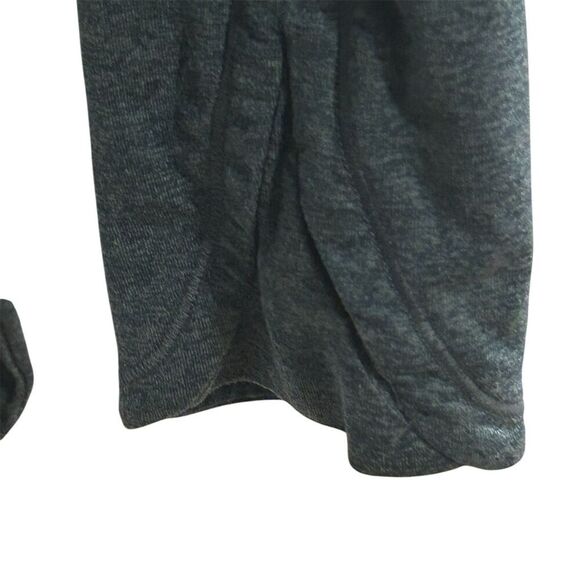 Athleta Women's Green Cowl Neck Hoodie Sweatshirt Size L Relaxed Fit - Picture 4 of 11